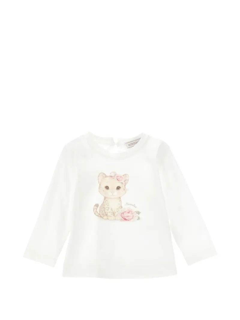 T-shirt per neonata Monnalisa con stampa