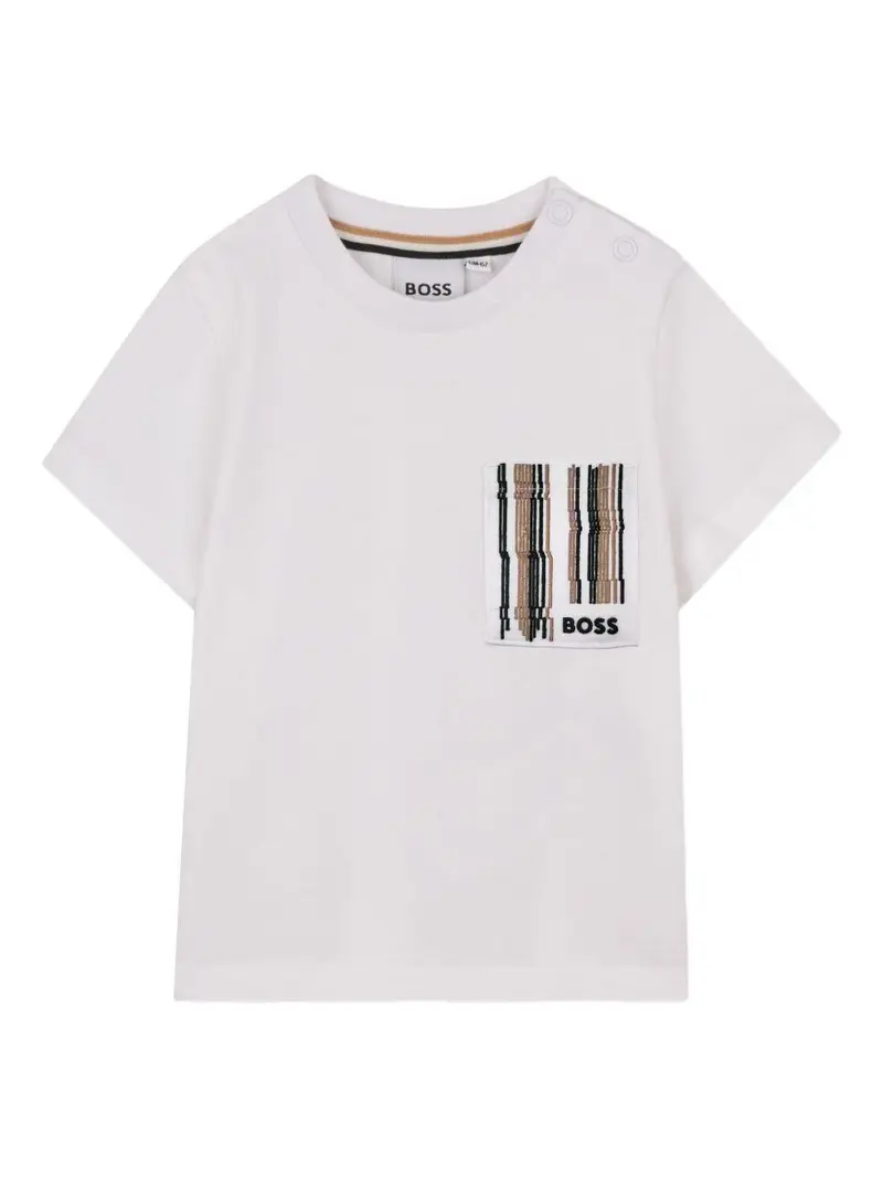 T-shirt per neonato Boss Kids con taschino