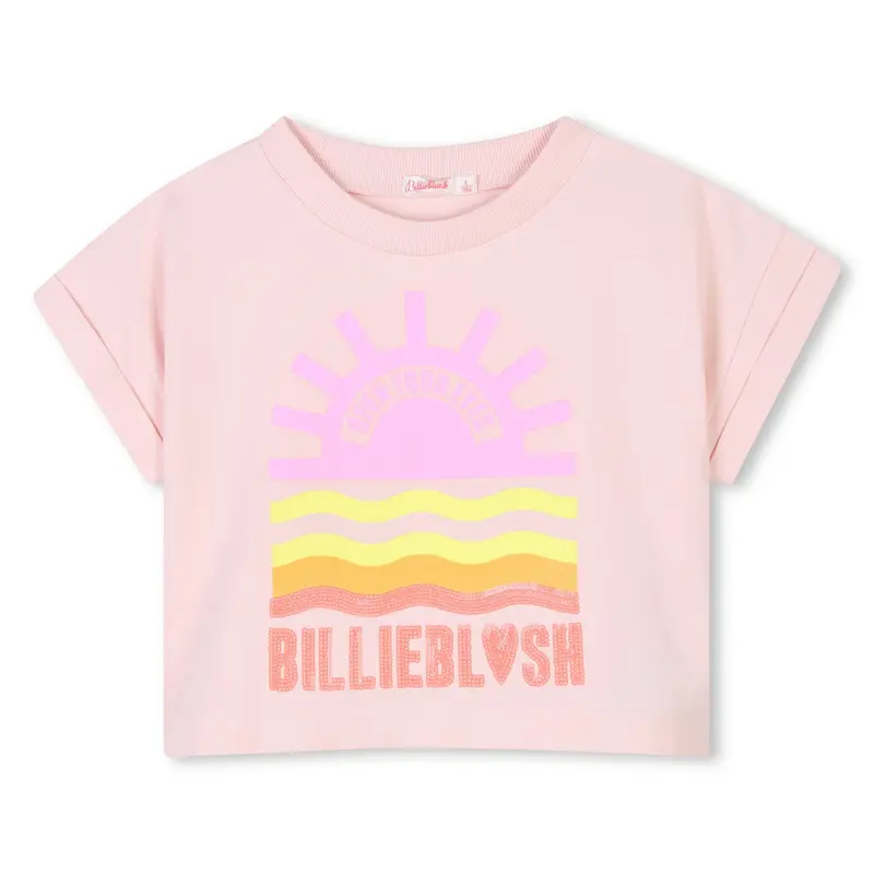 T-SHIRT ROSA COL SOLE BILLIEBLUSH