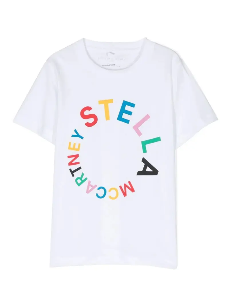 T-SHIRT SCRITTA MULTICOLOR STELLA MCCARTNEY