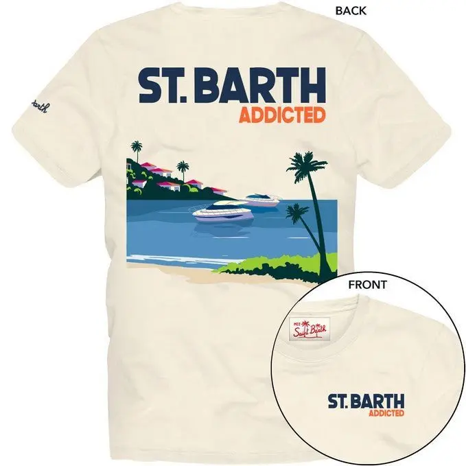 T-SHIRT ST.BARTH ADDICTED MC2