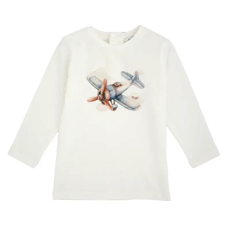 T-SHIRT STAMPA AEROPLANINO