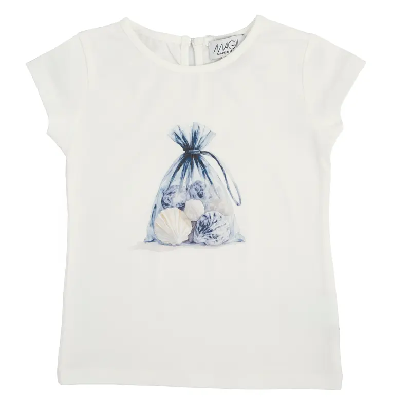 T-SHIRT STAMPA CONCHIGLIE