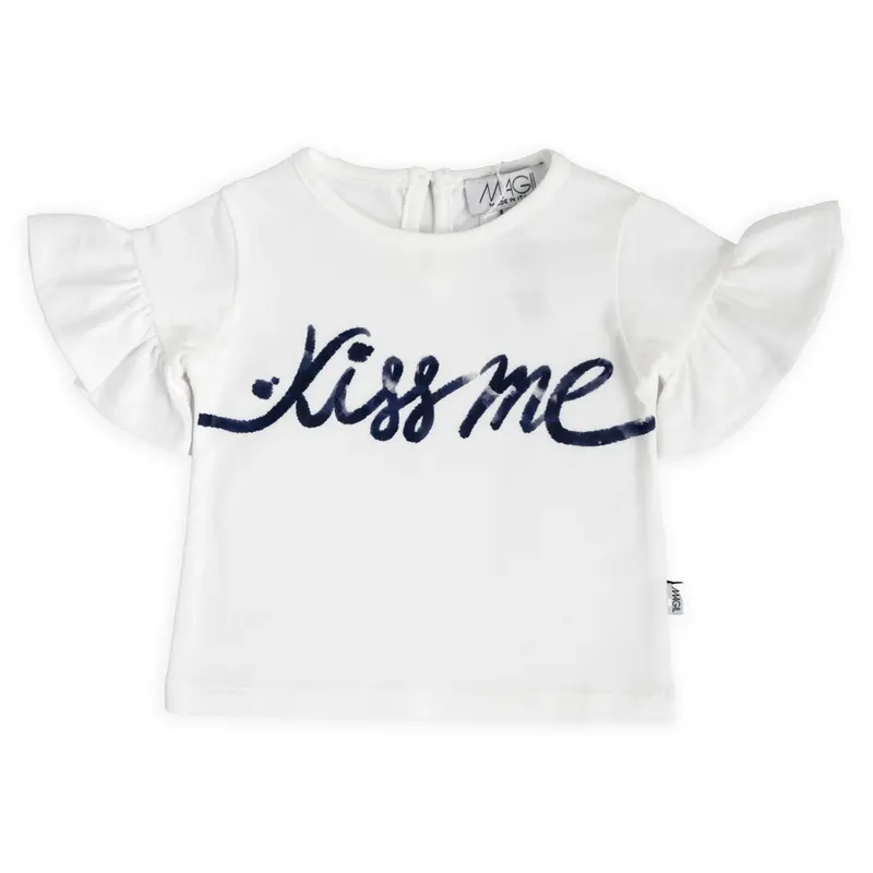 T-SHIRT STAMPA KISS ME