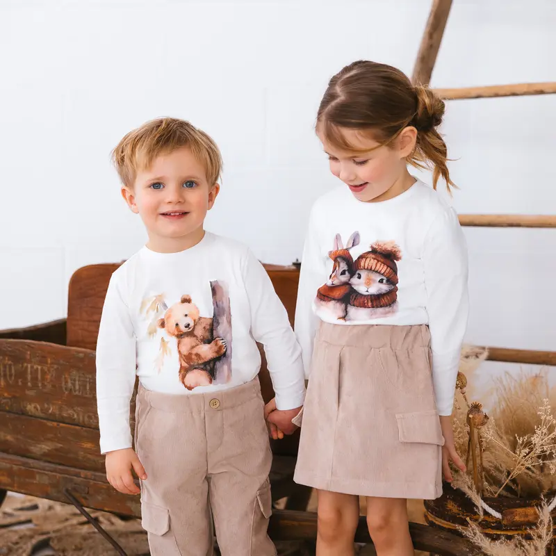 T-SHIRT STAMPA ORSO