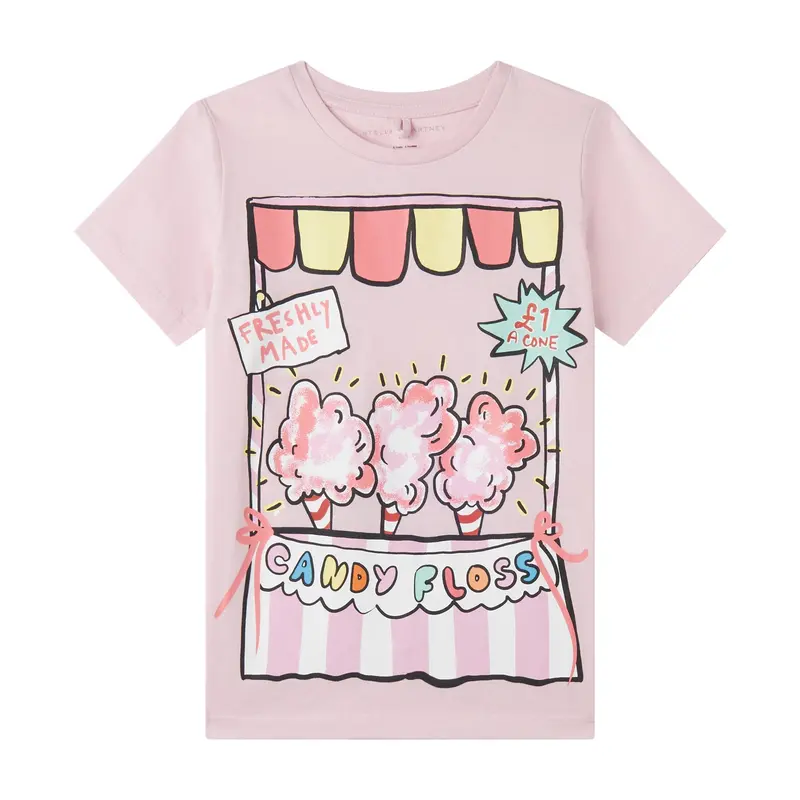 T-shirt Stella McCartney Kids con stampa grafica