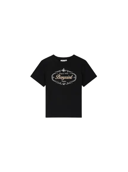 T-shirt Thibald con logo Heritage ricamato in cotone biologico