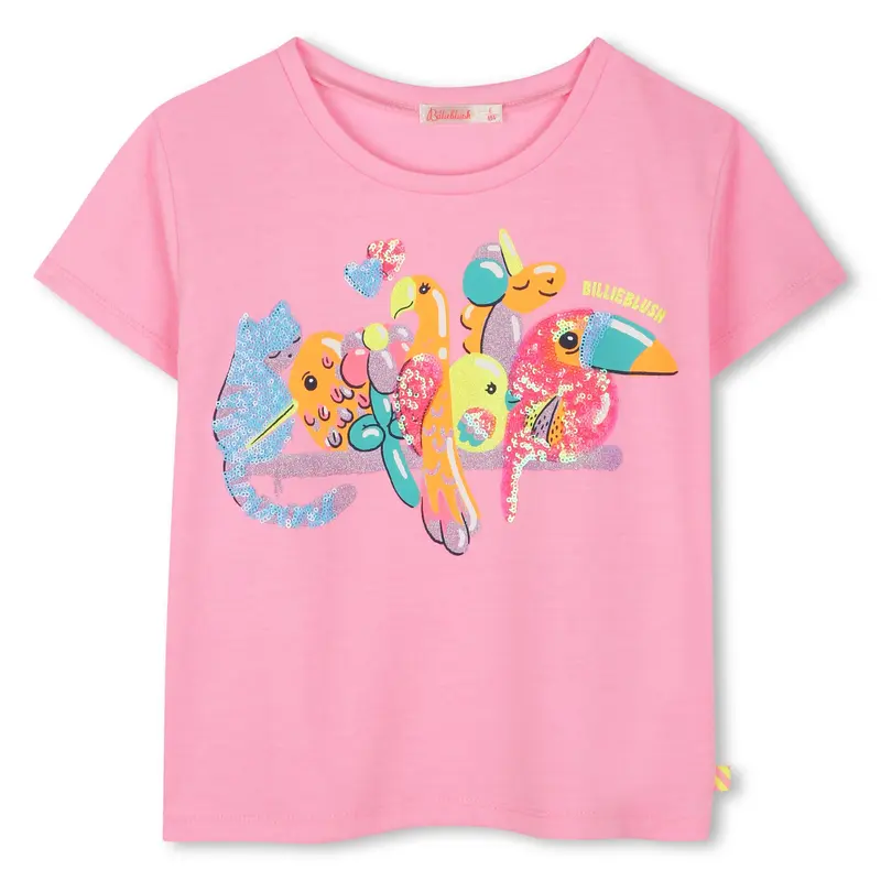 T-SHIRT TROPICALE ROSA BILLIEBLUSH