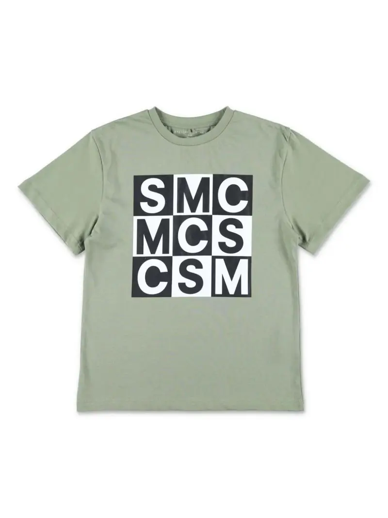 T-SHIRT VERDE CON STAMPA STELLA MCCARTNEY