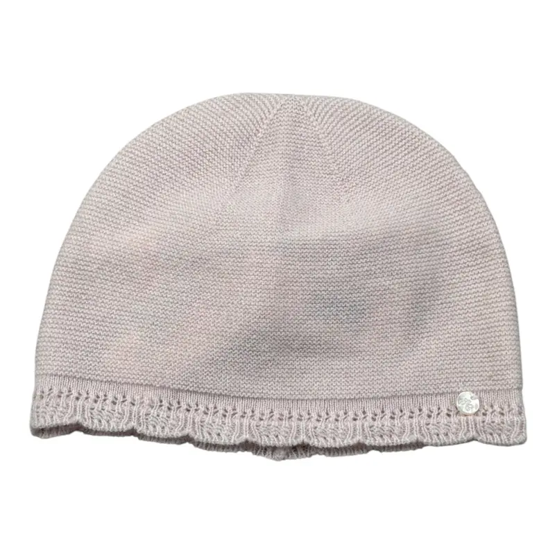Tartine Et Chocolat Cappello tinta unita Rosa per Neonata