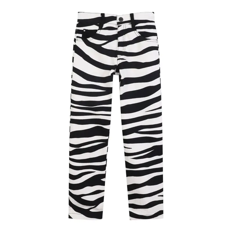 The Marc Jacobs Jeans Fantasia Zebrata Bicolore Bianco/Nero per Bambina