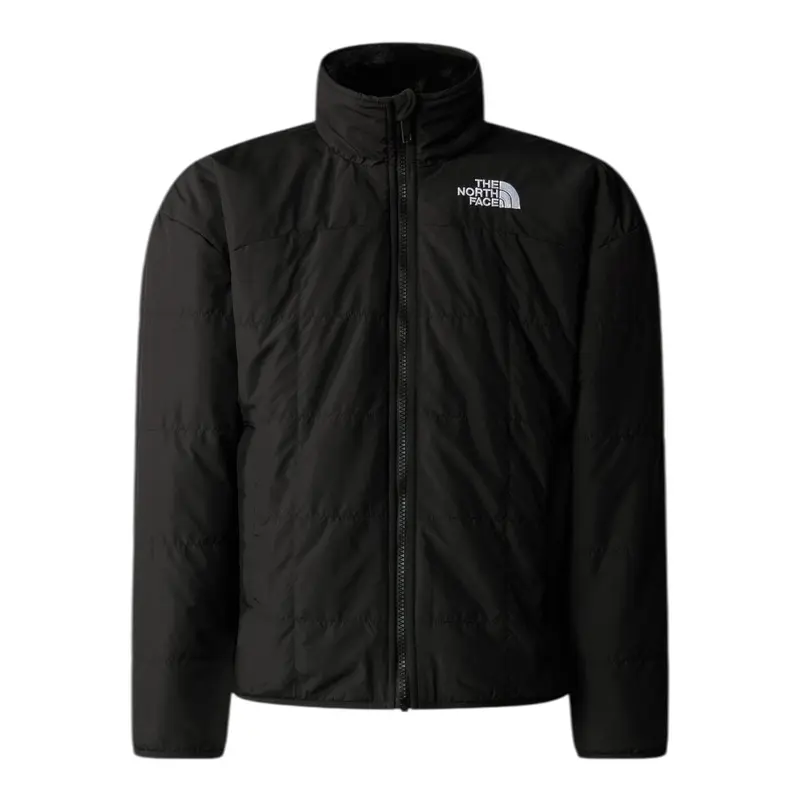 The North Face Giubbino Reversibile con Zip E Cappuccio Nero per Bambino