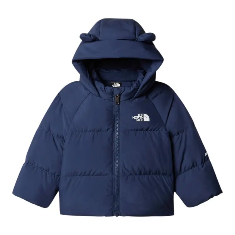 The North Face Giubbino tinta unita con Cappuccio Blu per Neonato