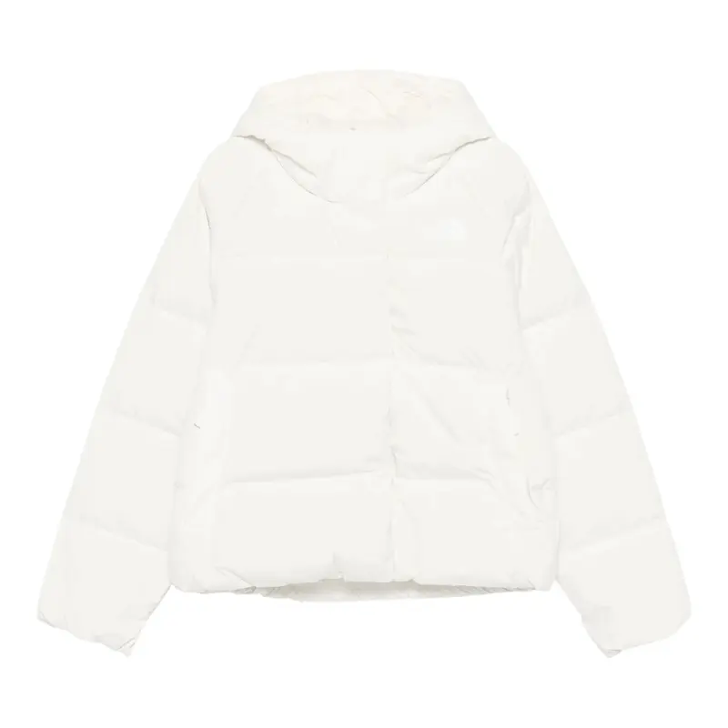 The North Face Giubbino tinta unita con Cappuccio Panna per Bambina