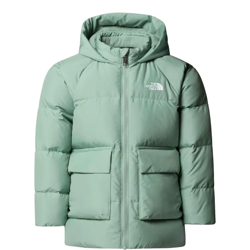 The North Face Giubbino tinta unita con Logo Verde per Bambino