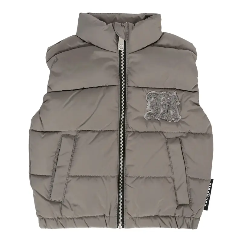 The North Face Smanicato tinta unita con Logo Grigio per Neonato