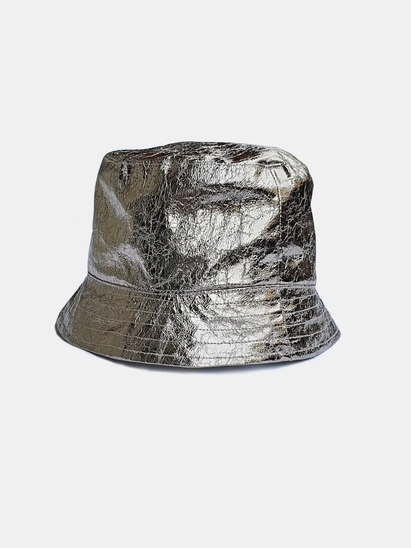 Toddler and Kid Bucket Hat Dark Silver