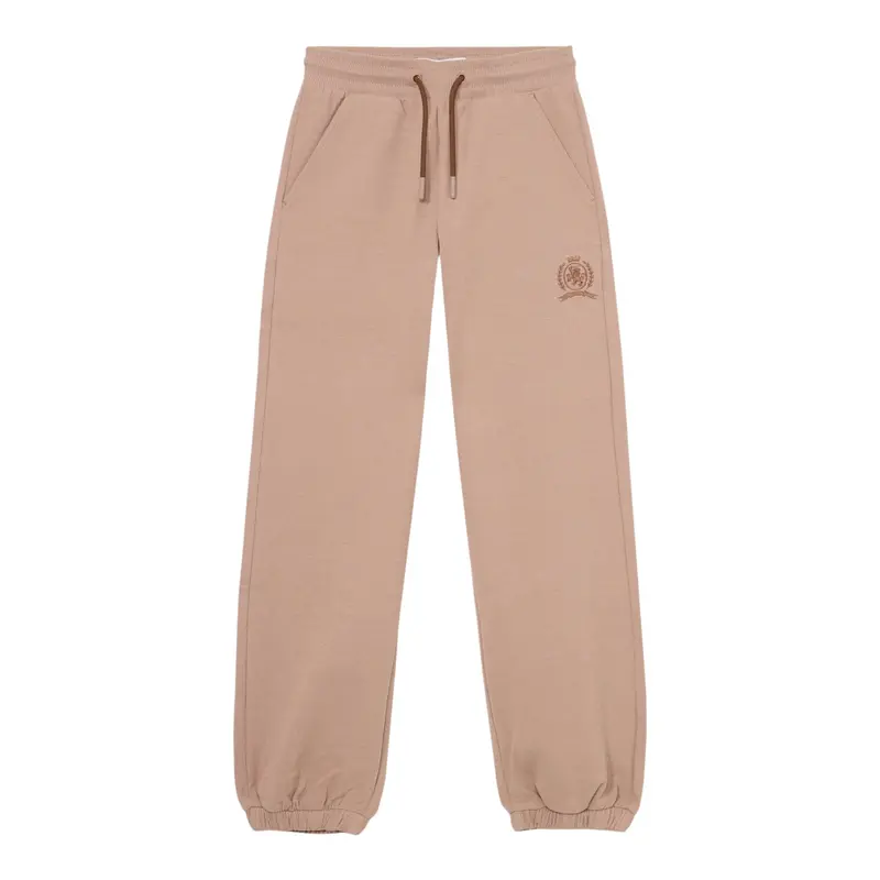 Tommy Hilfiger Pantalone Tuta tinta unita Beige per Bambina