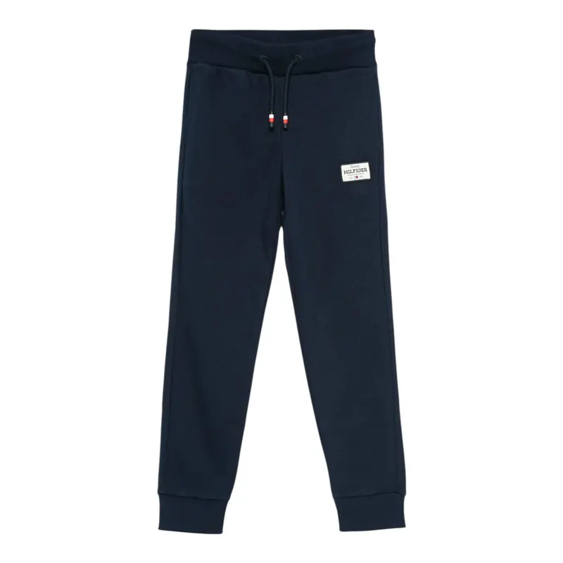 Tommy Hilfiger Pantalone Tuta tinta unita Blu per Neonato