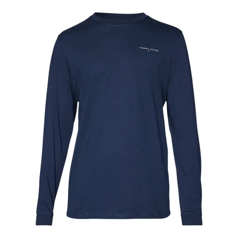 Tommy Hilfiger Shirt Girocollo tinta unita Blu per Bambino