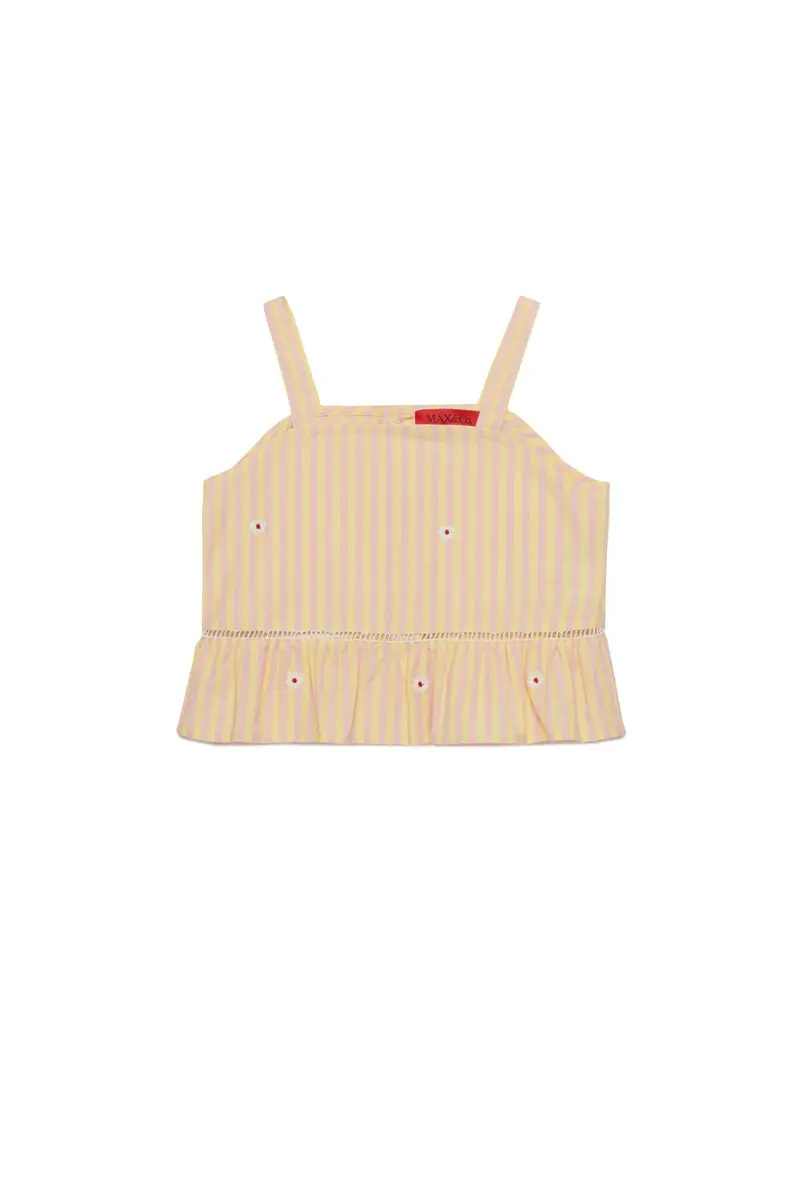 TOP A RIGHE CON MARGHERITE MAX&C0