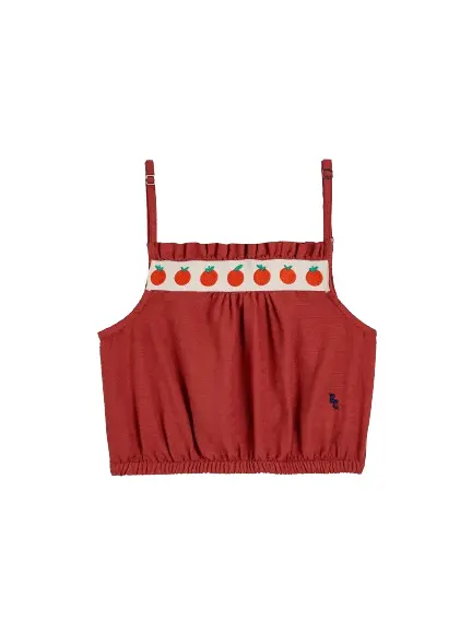 Top con spalline regolabili