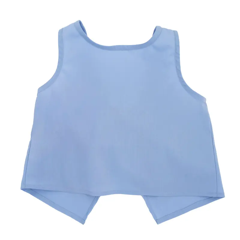 TOP POPELINE CON FIOCCO