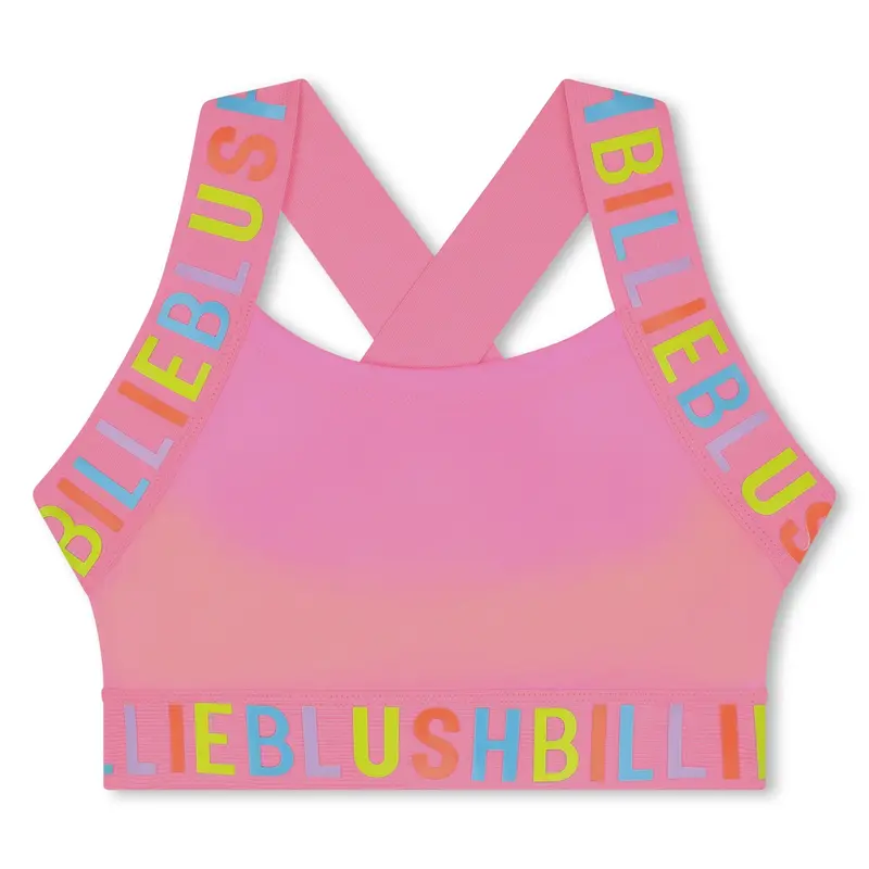 TOP SPORTIVO CON LOGO BILLIEBLUSH