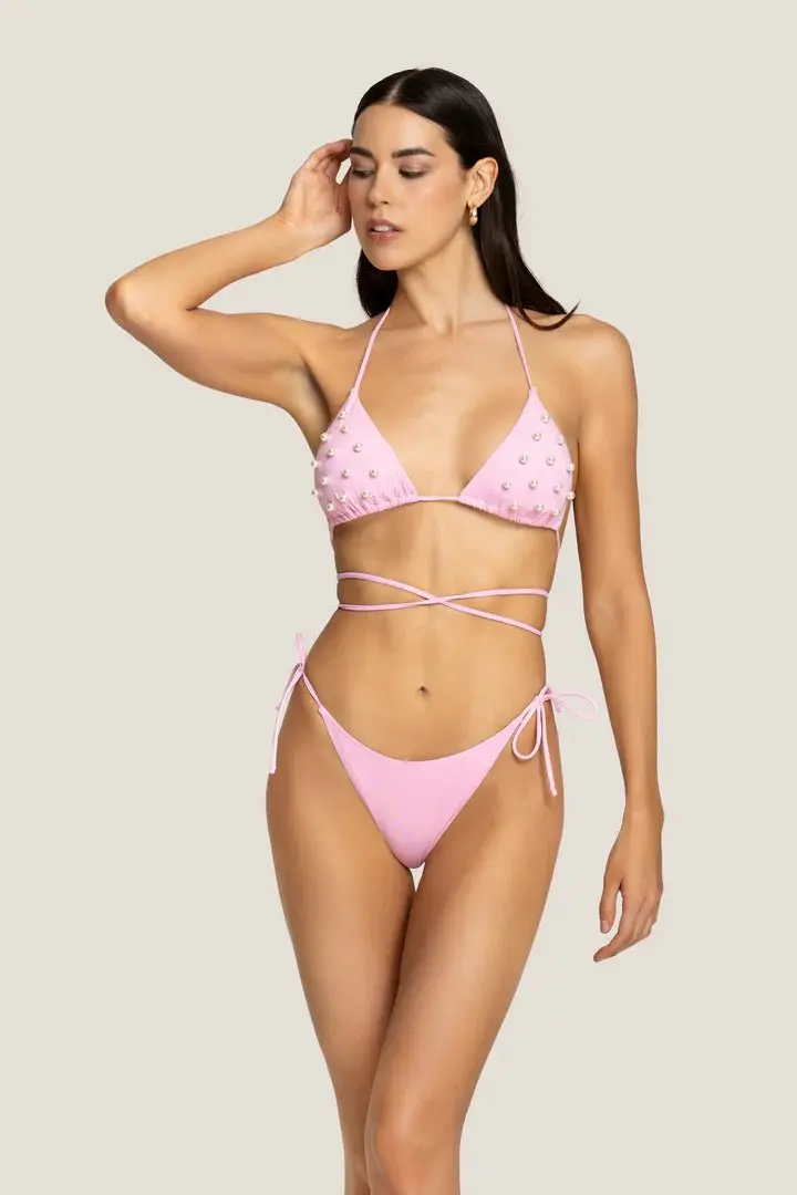 TRIANGOLO ROSA CON PERLE 4GIVENESS