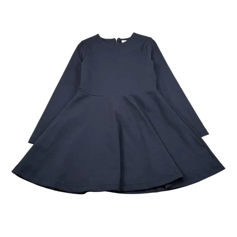 Trussardi Abito Manica Lunga tinta unita Blu per Bambina