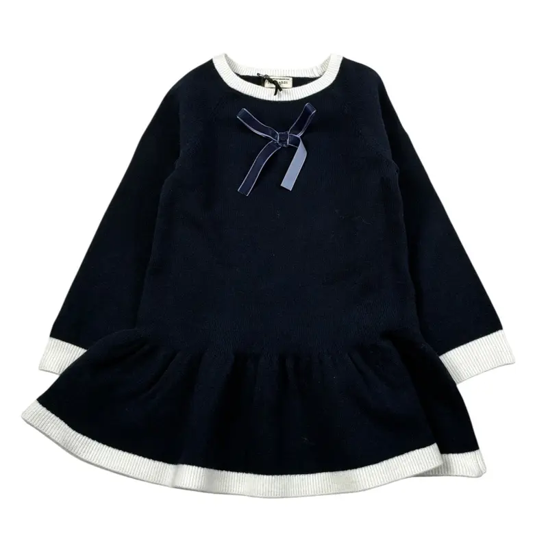 Trussardi Abito tinta unita In Maglia Blu per Neonata