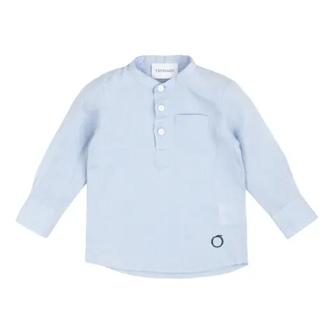 Trussardi Camicia Azzurra neonato bambino
