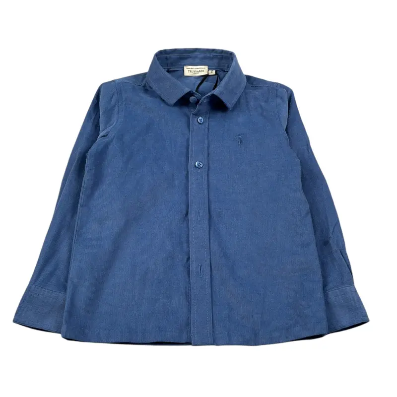 Trussardi Camicia Manica Lunga tinta unita Avion per Neonato