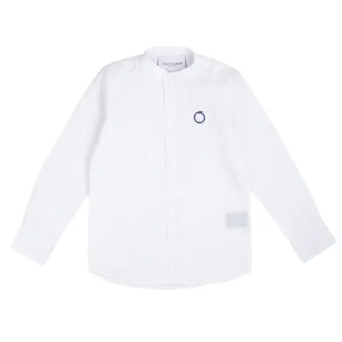 Trussardi Camicia Reborn bianca bambino e ragazzo