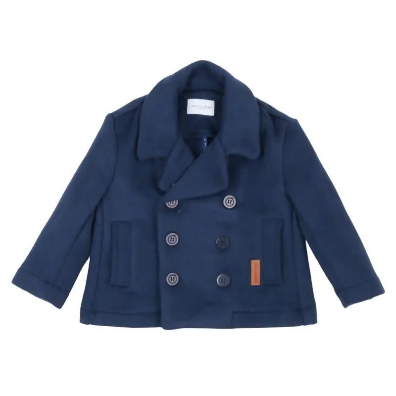 Trussardi Cappotto easter blu neonato bambino