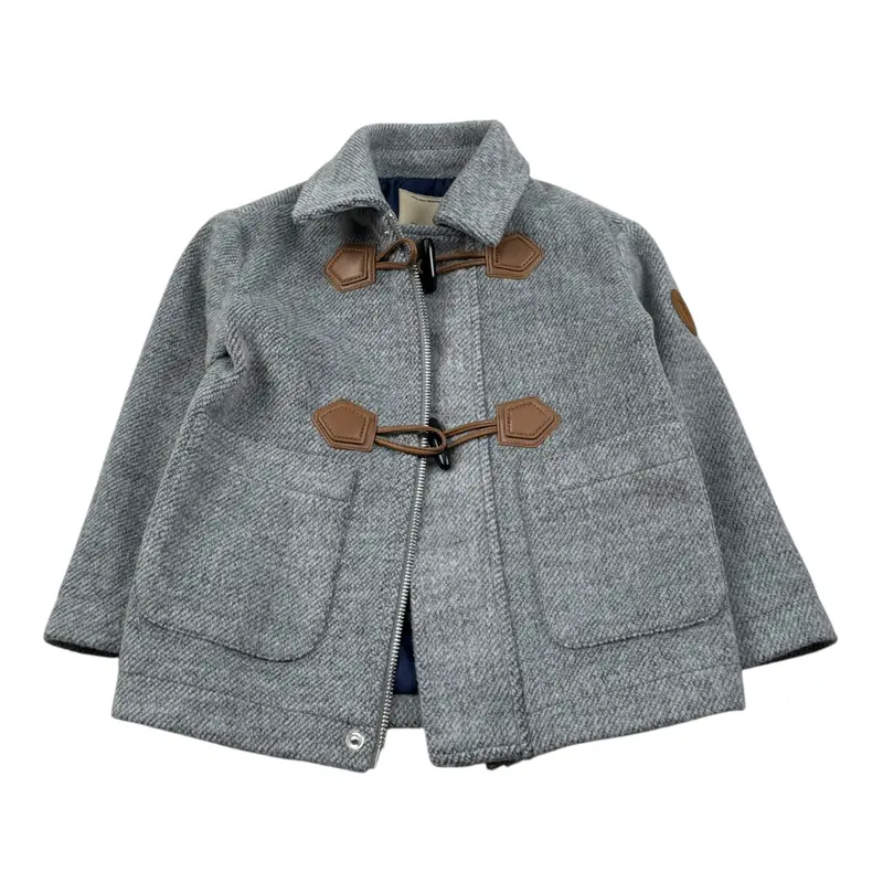 Trussardi Cappotto tinta unita Grigio per Neonato