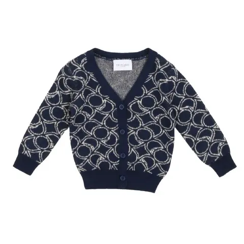Trussardi Cardigan alphiu neonato