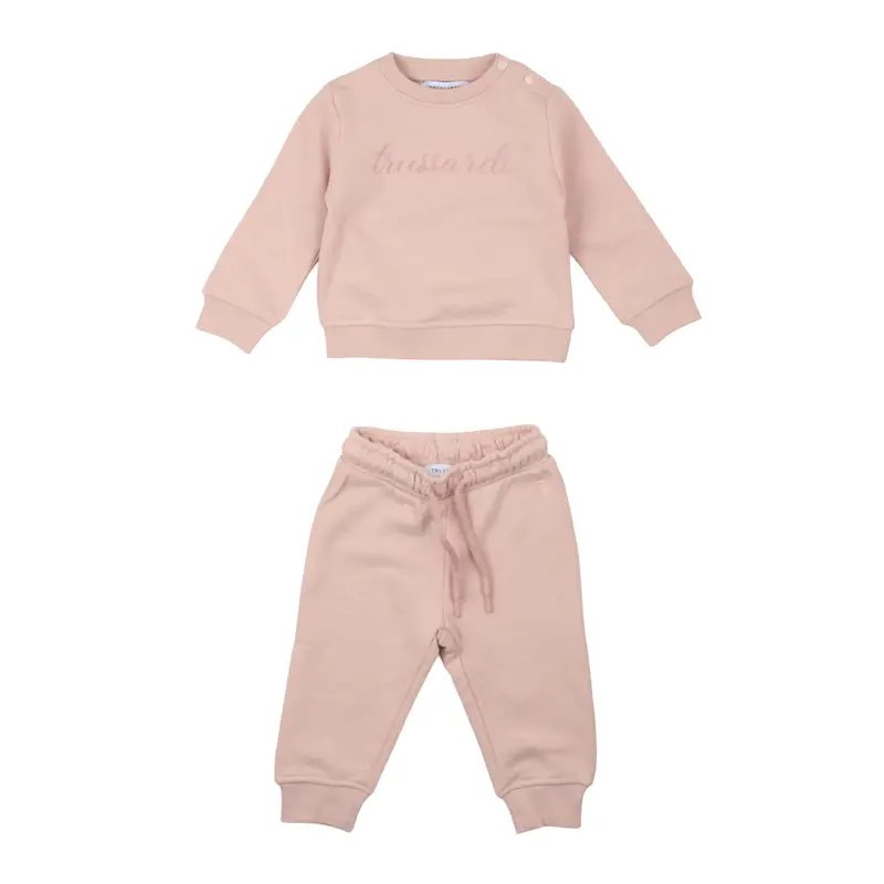 Trussardi Completo felpa e pantaloni neonata bambina