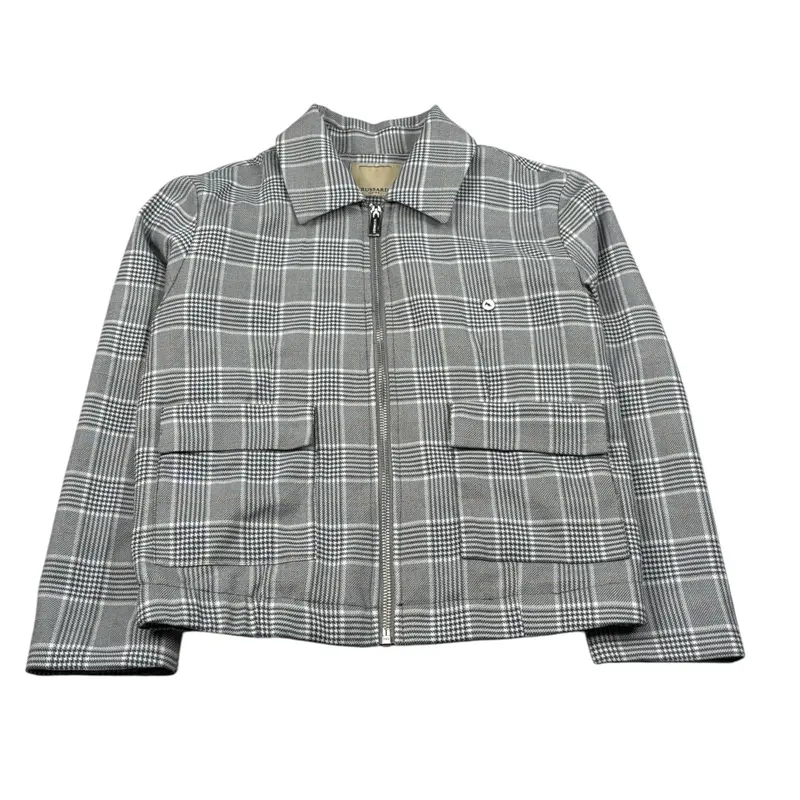 Trussardi Giacca Stampa Fantasia con Zip Grigio per Bambina
