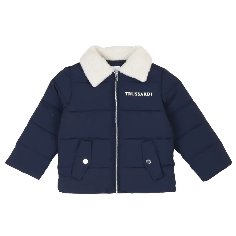 Trussardi Giubbotto imbottito Garti blu bambina