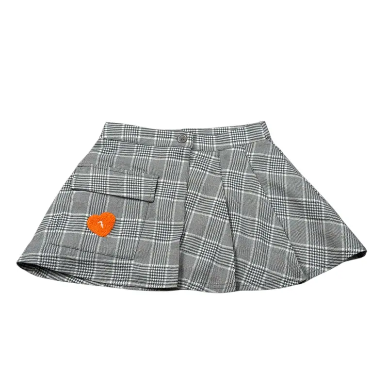Trussardi Gonna Stampa Fantaisa Grigio per Neonata