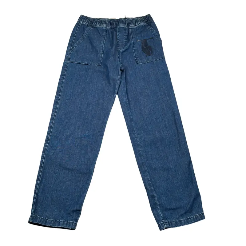 Trussardi Jeans Tinta tinta unita Elastico In Vita Blu per Bambino