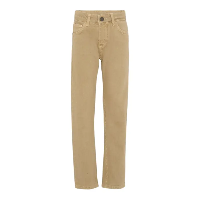 Trussardi Jeans tinta unita con Girovita Regolabile Beige per Bambino