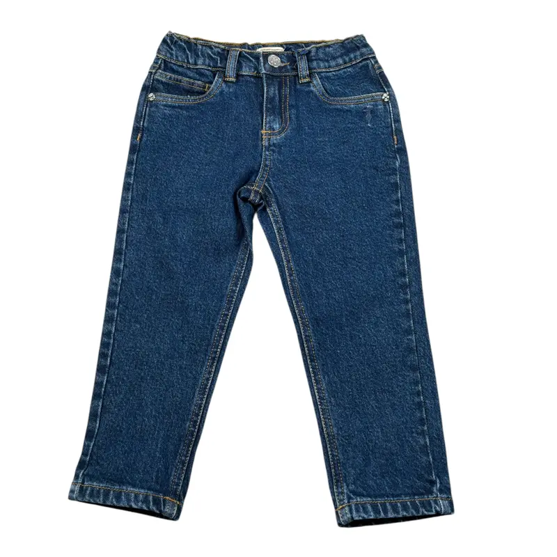 Trussardi Jeans tinta unita con Girovita Regolabile Blu per Neonato