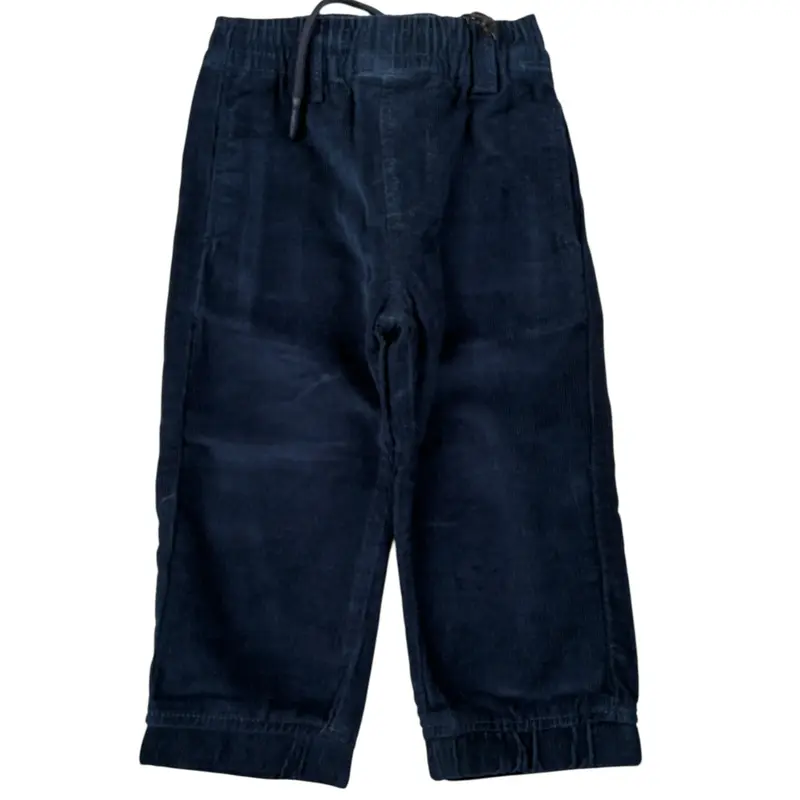 Trussardi Pantalone Tinta Unira con Elaatico In Vita Blu per Neonato