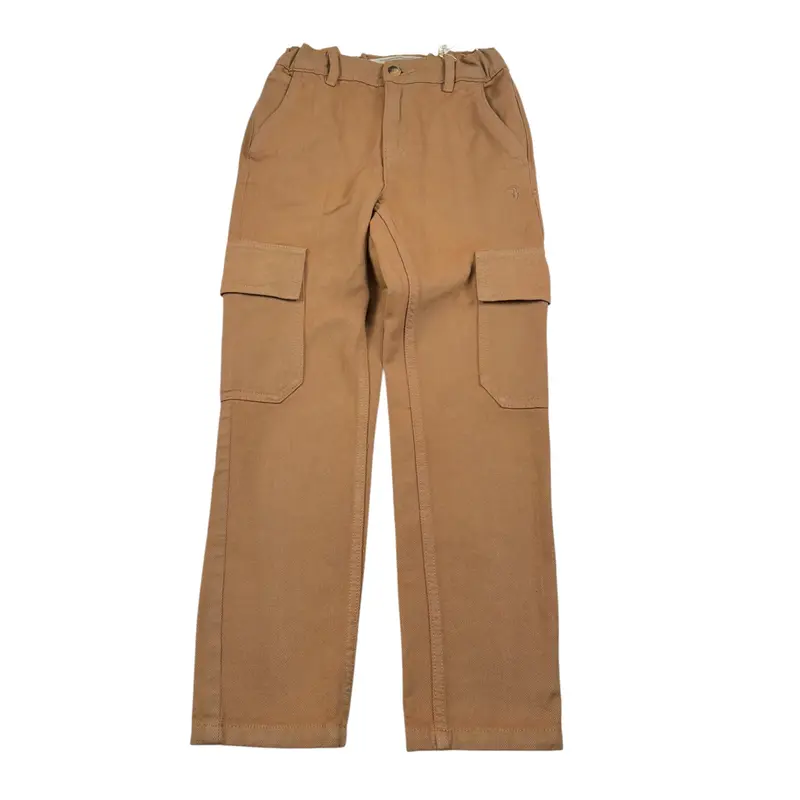 Trussardi Pantalone tinta unita con Elastico In Vita Cammello per Bambino