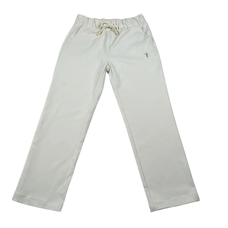 Trussardi Pantalone tinta unita con Elastico In Vita Panna per Bambino