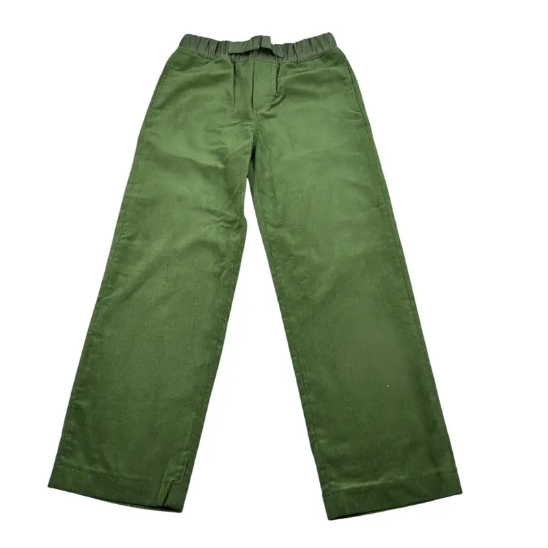 Trussardi Pantalone tinta unita con Elastico In Vita Verde per Bambino