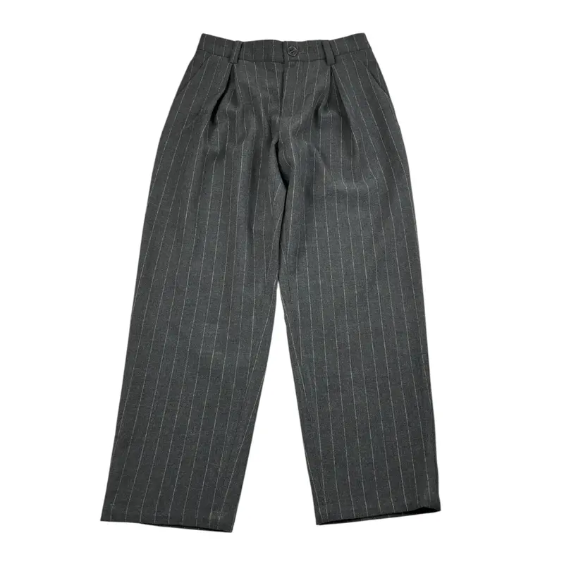 Trussardi Pantalone tinta unita Modello Gessato Grigio per Bambino