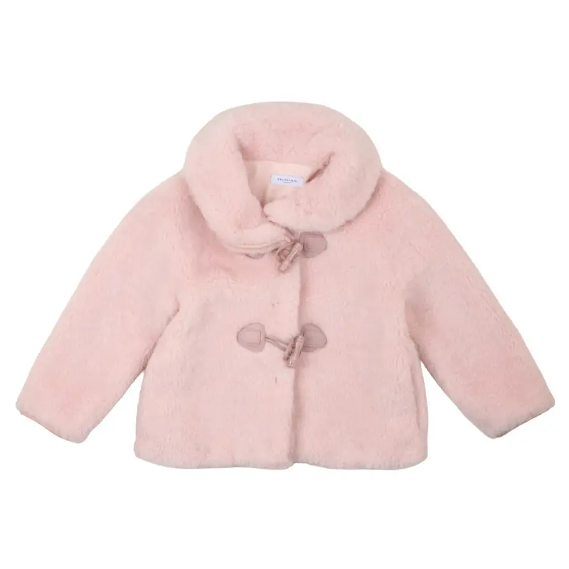 Trussardi Pelliccia rosa bambina